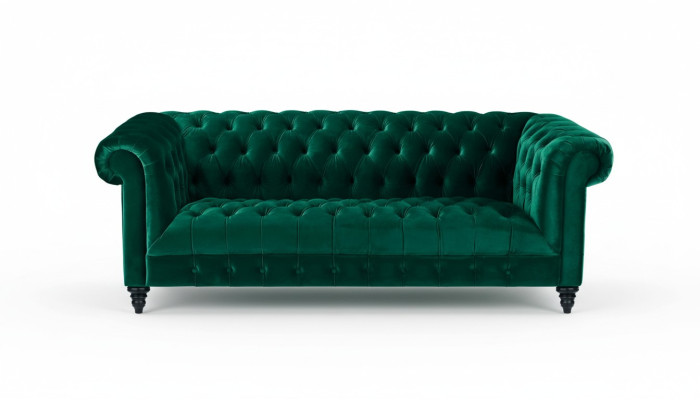 Chesterfield Turkoois Bank Luxe Beklede Meubels Bank met Knopen Driezitter Fluweel Chesterfield Turkoois Bank Luxe Beklede Meubels Bank met Knopen Driezitter Fluweel