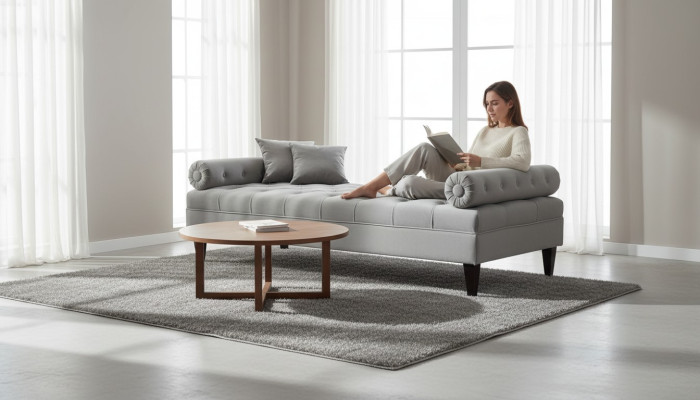 Chaiselongue Modern Design Sofa Ligbed Meubels Woonkamer Stof