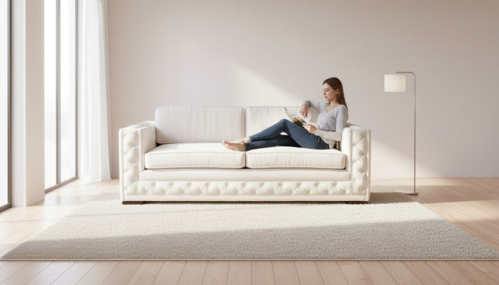 Weiß Chesterfield Modern Design Banken Stoff Bank Nieuwe Creatieve Meubels 3 Zits