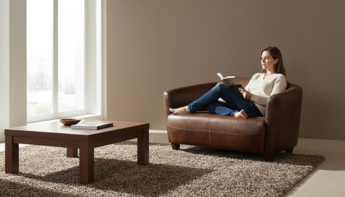 Bruin leren bank nieuw creatieve meubels woonkamer modern design banken sofa's