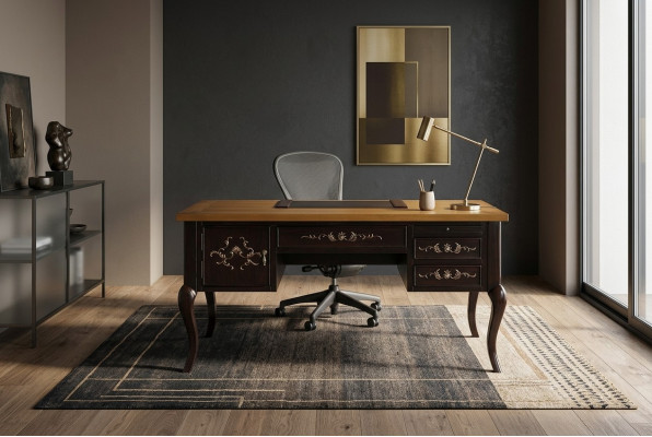 Secretaris Koloniale stijl Bureau Schrijftafel Kantoor bureaus Tafels Klassieke tafel