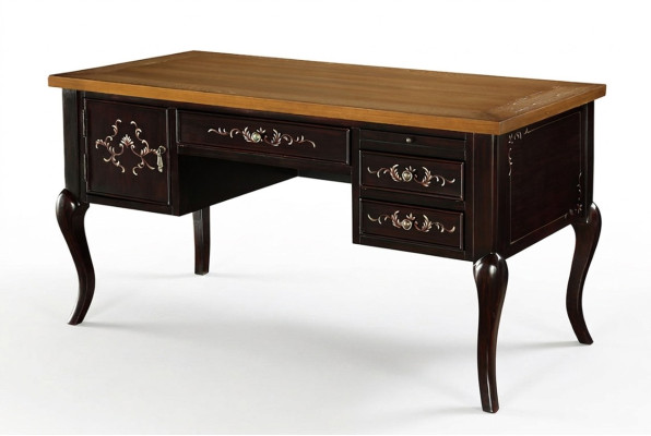 Secretaris Koloniale stijl Bureau Schrijftafel Kantoor bureaus Tafels Klassieke tafel