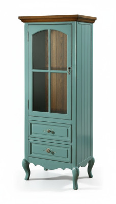 Vitrine dressoir glazen kast commode hoge kasten echte houten meubels dressoirs