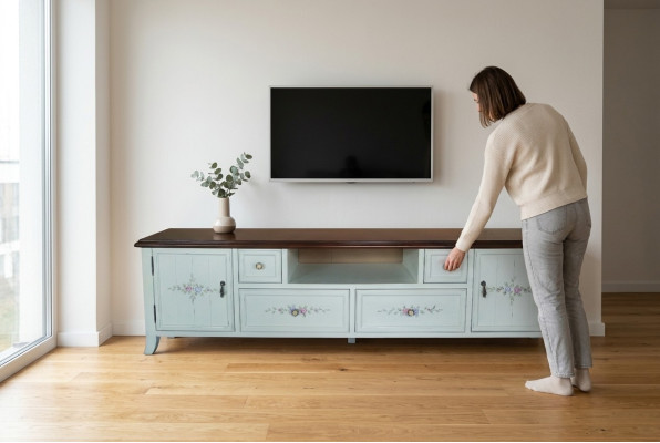 rtv dressoir landelijke stijl klassieke tv-kast lowboard plank nieuw dressoirs