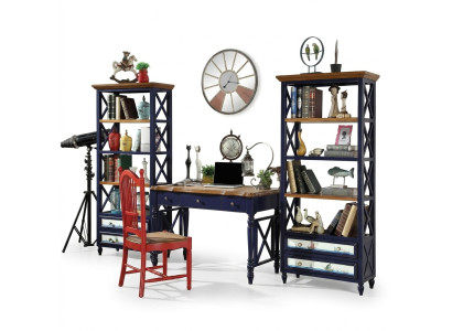Bureau bureau-inrichting houten rekken bureau tafel eettafel tafel stoel 4-delig