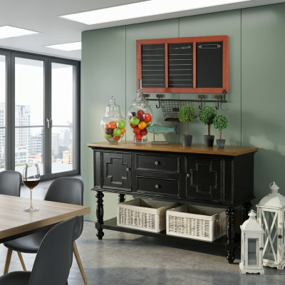 Hoge kast dressoir dressoir woonkamer eetkamer dressoir van hout Sideboard dressoir