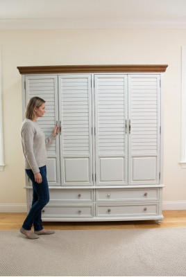 Kledingkast Garderobe Houten kast Kasten Houten meubels Ontwerp Slaapkamer