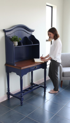 Luxe bureau computerbureau kantoortafel studeerkamer eettafel Verfijnde tafel