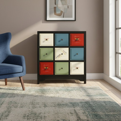 Landhuis dressoir kast ladekast Grote massief houten dressoirs.