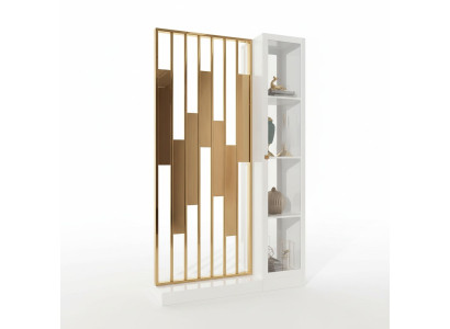 Metalen plank scheidingswand ontwerper luxe planken meubel stijl kast metalen muur nieuw