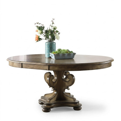 Designer eettafel luxe eetkamertafels gestoffeerde houten tafel Rond meubilair