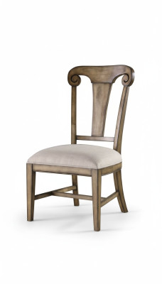 Massief houten eetkamerstoel Ontwerper textiel stoel Stoelen Eetkamerstoelen Nieuw