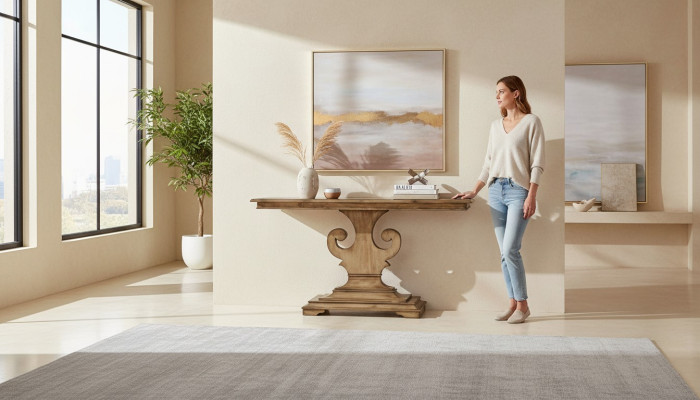 Consoleontwerp Houten Tafel Consoletafels Console Luxe Tafel Sideboard Nieuw