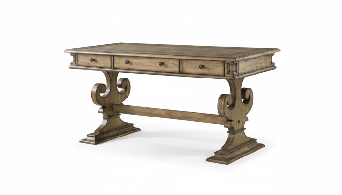 Tafel Bureau Tafel Werktafel Chef Kantoor Meubels CEO Bruin Nieuw