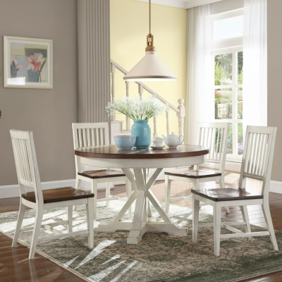 Eettafel 4 stoelen eetkamerset Eetgroep Klassieke tafel Tafelset nieuw