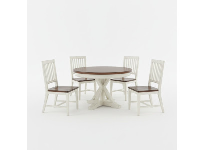 Eettafel 4 stoelen eetkamerset Eetgroep Klassieke tafel Tafelset nieuw