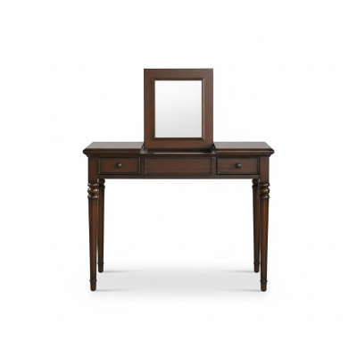 Echte houten tafel klassieke console spiegel commode kaptafel slaapkamer nieuw