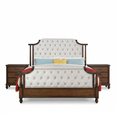 Bed 2x Nightstand 3-piece. Bedroom set Beds new Luxury Chesterfield 180x200