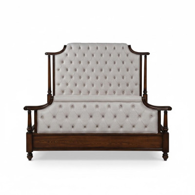 Bed bekleding ontwerp luxe dubbele hotelbedden slaapkamer leer Chesterfield