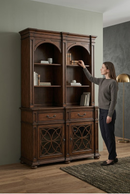 Ontwerp commode dressoir zijdelagere bordkast woonkamer rek luxe hout