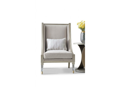 Klassieke oorfauteuil Fauteuil Bank Bank Bekleding Zit Lounge Relax Club Stof