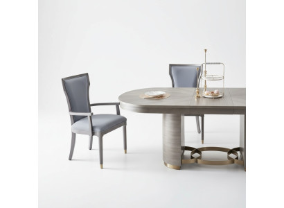 Ontwerper 4x Stoelenset Eetkamer Rugleuning Gestoffeerde Stoelen Compleet Set