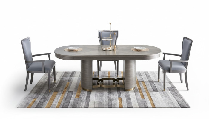 Ontwerp Eettafel Hout Steen Tafel Moderne Eettafels Meubels 221x95 Tafels