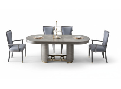 Stoelontwerper Set Zitkussen Luxe Meubels Leunstoelen Hout Eetkamer
