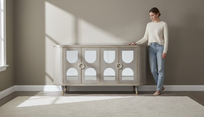 Kast Kasten Ontwerper Bord Kasten Hout dressoir Plank