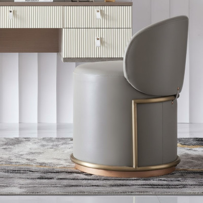 Hocker Ontwerp Bekleding Voetenbank Ottomaanse Zitleren Ligstoel Poef