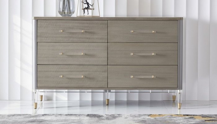 Ontwerp ladekast 6 laden dressoir lage kast kast commode