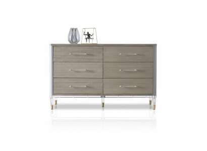 Ontwerp ladekast 6 laden dressoir lage kast kast commode