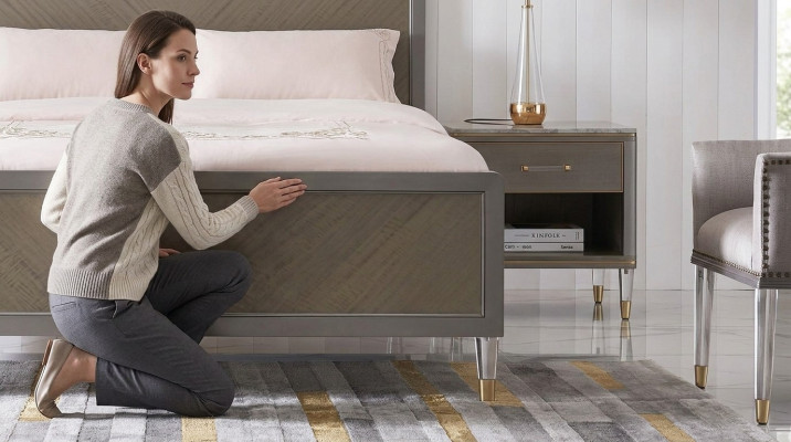 Nachtkastje Luxe Houten Nachtkastjes Tafel Consoletafel Nacht Modern Stijl
