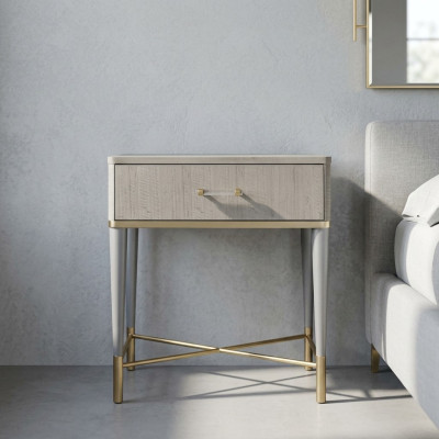 Nachttisch Console Bijzettafel Slaapkamer Metalen Consoles Glanzende Tafels