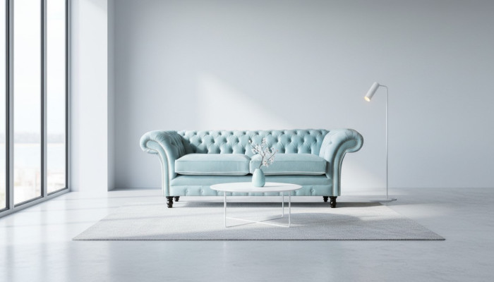 Chesterfield bank gestoffeerde leren bank 3-zits klassieke banken