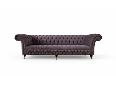 xxl Grote bank Chesterfield 265cm gestoffeerde banken 4 zits leer xxl Grote Chesterfield bank van 265 cm gestoffeerde banken 4 zits leer