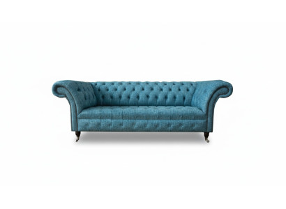 Chesterfield Bank Bank Bekleding 3 Zits Decor Banken Zit Set Sofas