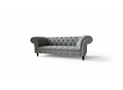Chesterfield 3-zits designbank gestoffeerde banken banken stof textiel