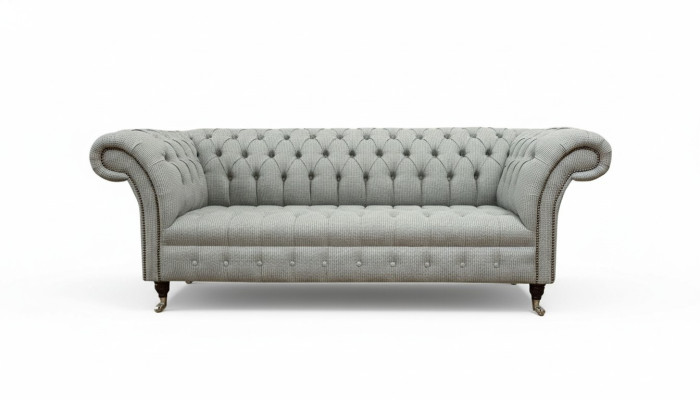 Chesterfield 3-zits designerbank banken bekleden banken stof textiel