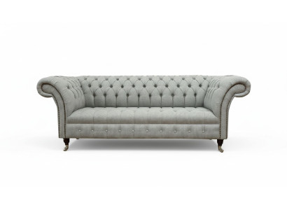 Chesterfield 3-zits designerbank banken bekleden banken stof textiel