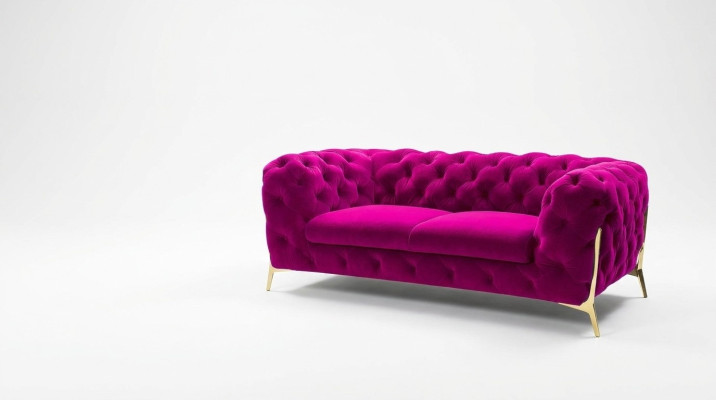 Sofa 2-zits Klassieke Chesterfield banken Banken Bekleding Tweezits Nieuw