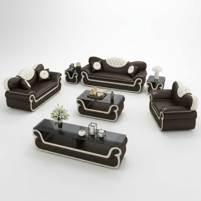 Compleet set bankstel 7-delig. Zit sideboard design woonkamergroep zitgroep.