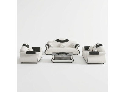 Sofaset 3+2+1 Zitsbanken Bankstel Ontwerp Moderne Banken Stof Nieuw
