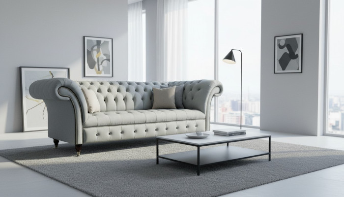 Bank Bank Bekledingset Stoelbank Sofa's Banken Chesterfield 3-zits