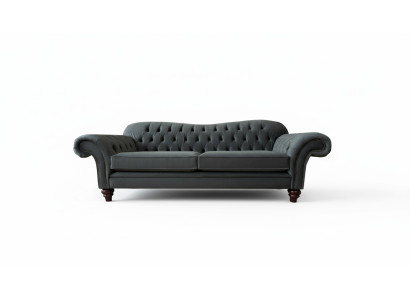 XXL Chesterfield Bank 4-zits Bank Bekleding Zitgroep Leer Textiel  XXL Chesterfield Bank 4-zits Bank Bekleding Zitgroep Leer Textiel