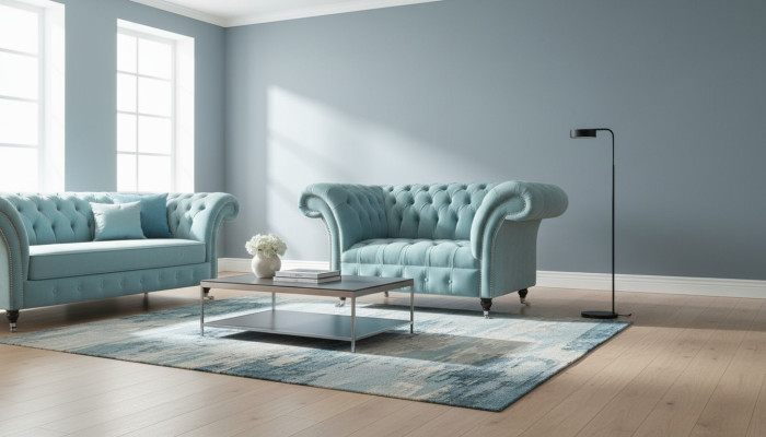 Chesterfield fauteuil ontwerp bekleding sofa bank banken sofa's textiel meubels nieuw