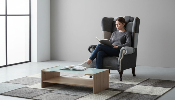 Luxe gestoffeerde klassieke Chesterfield fauteuil 1-zitter oorfauteuil éénzitter nieuw
