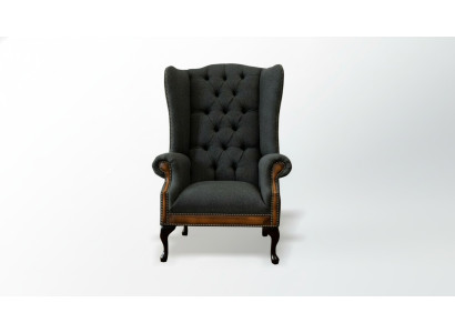 Stoel 1x Woonkamer Gestoffeerde Fauteuil TV Lounge Textiel Zit Fauteuil