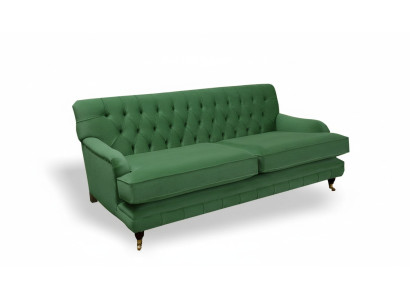 Chesterfield Designermeubels Hoogwaardige driepersoonsbank Gestoffeerd stof