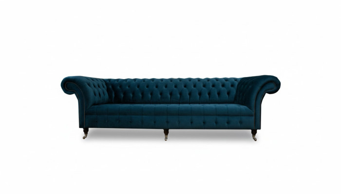 Ontwerpbank Chesterfield bekleding modern textiel stof bankstellen 4 zits slaap